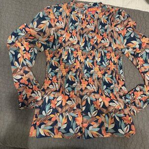 Mod Boutique - THML The Darren - Floral Smocked Top - XS